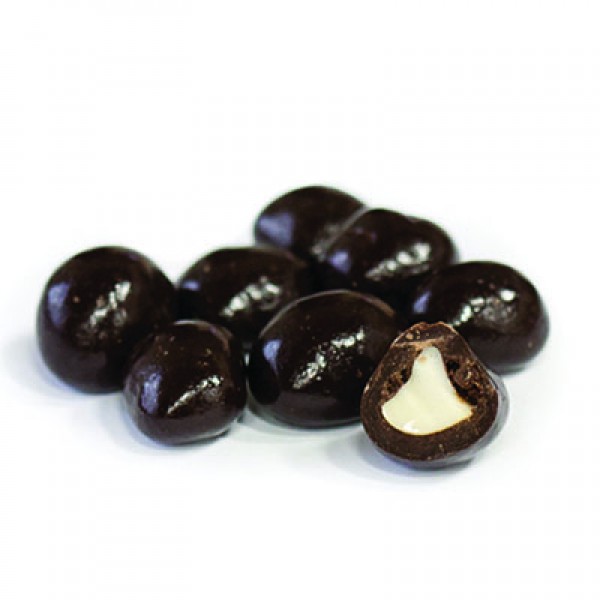 Noix de Macadam Enrobées de Chocolat Noir Sans Sucre 100g